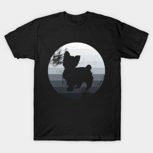 Morkie Silhouette T-Shirt